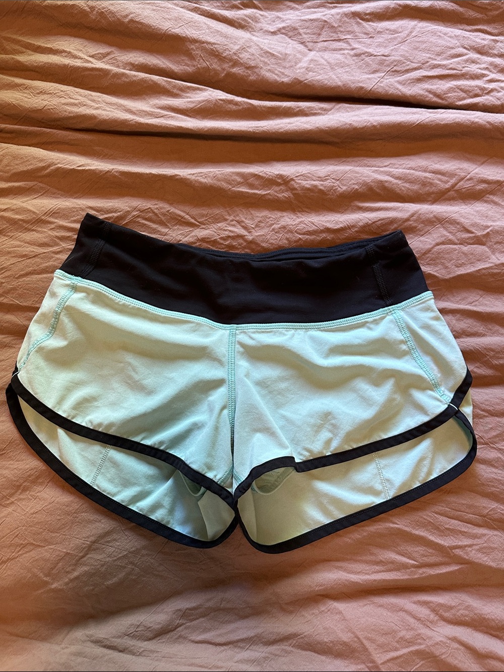 lululemon athletica limited edition light Aqua speed Shorts